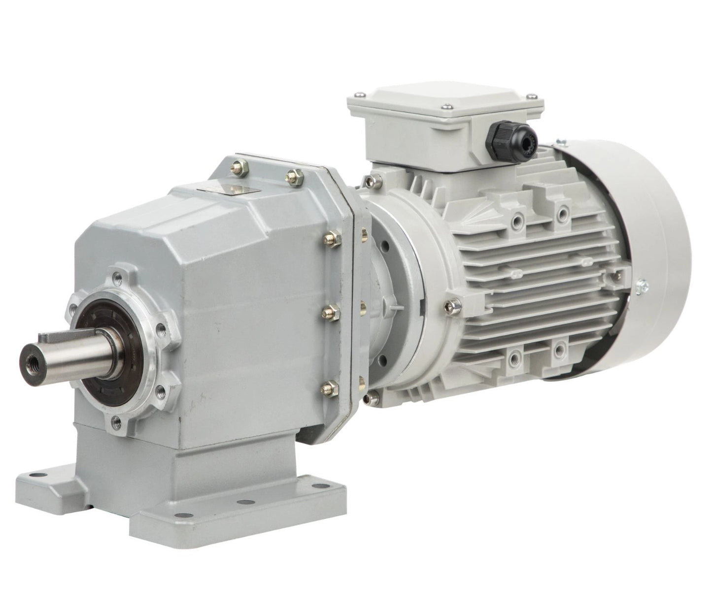 Geared Motor - Helical Inline Geared Motor, single or three phase