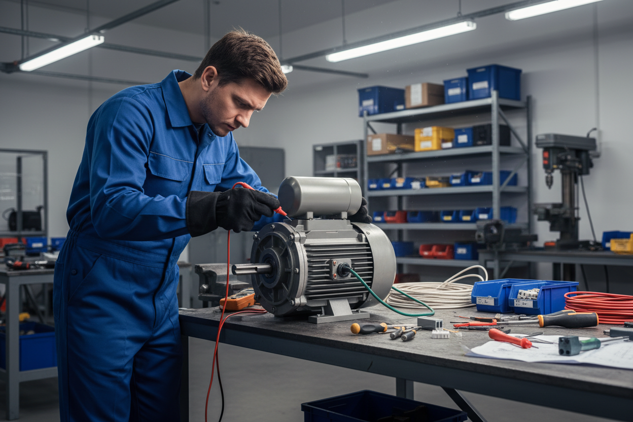 Electric Motor Single Phase - Workbench Banner